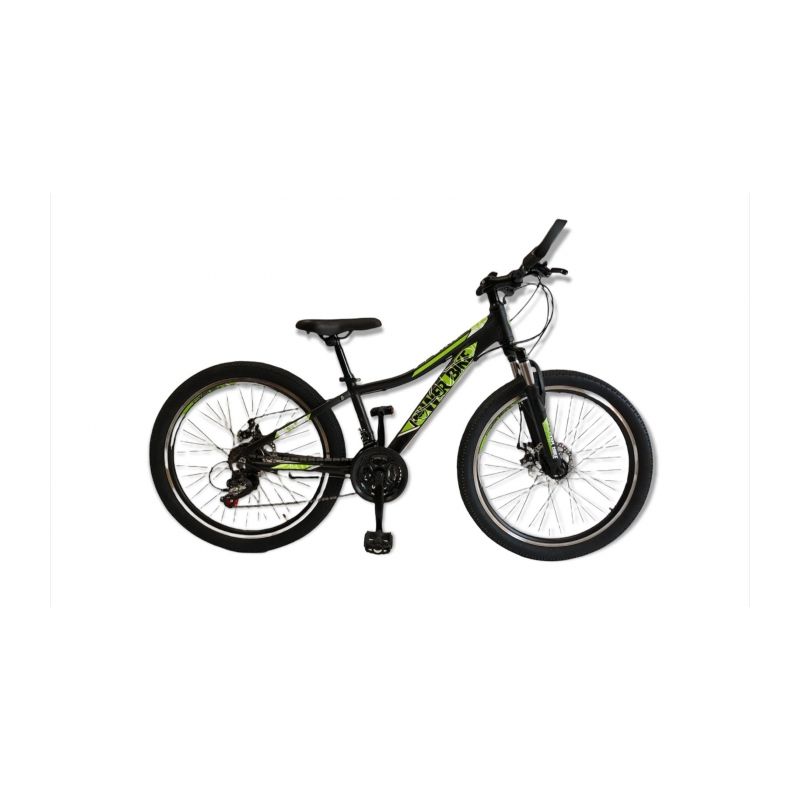 POWERBIKE - BICICLETA ARO 24 SKYLER POWERBIKE NEGRA - VERDE