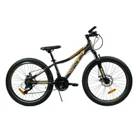 BICICLETA ARO 24 SKYLER GRIS - NARANJO