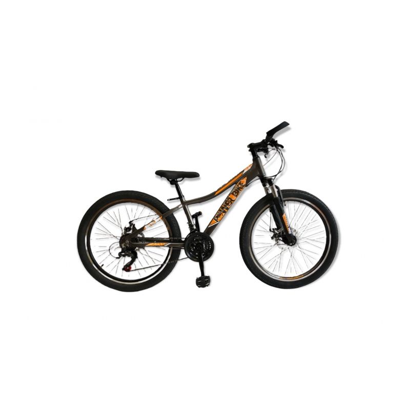 POWERBIKE - BICICLETA ARO 24 SKYLER POWERBIKE GRIS - NARANJO