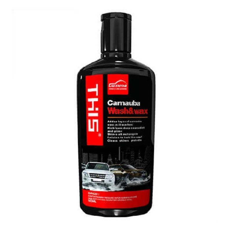 COMMAX - CARNAUBA WASH Y WAX SHAMPOO CON CERA COMMA 500ML