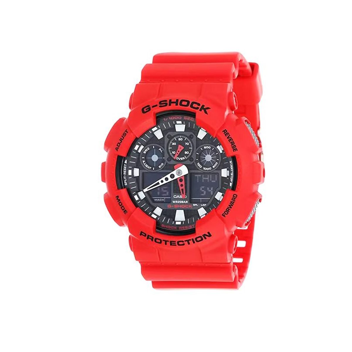 G-SHOCK - Reloj G-SHOCK Hombre Deportes Extremos GA-100B-4ADR - Rojo