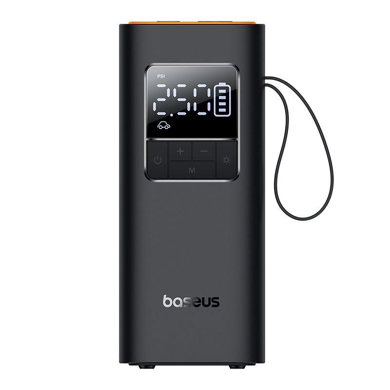 BASEUS - Inflador Inalámbrico Baseus Autos Motos Digital Negro