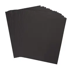GENERICO - Papel Bond Negro OFICIO 110grs 100 Hojas