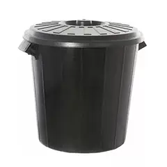 GENERICO - Basurero Papelero 60 Litros Tapa Lisa