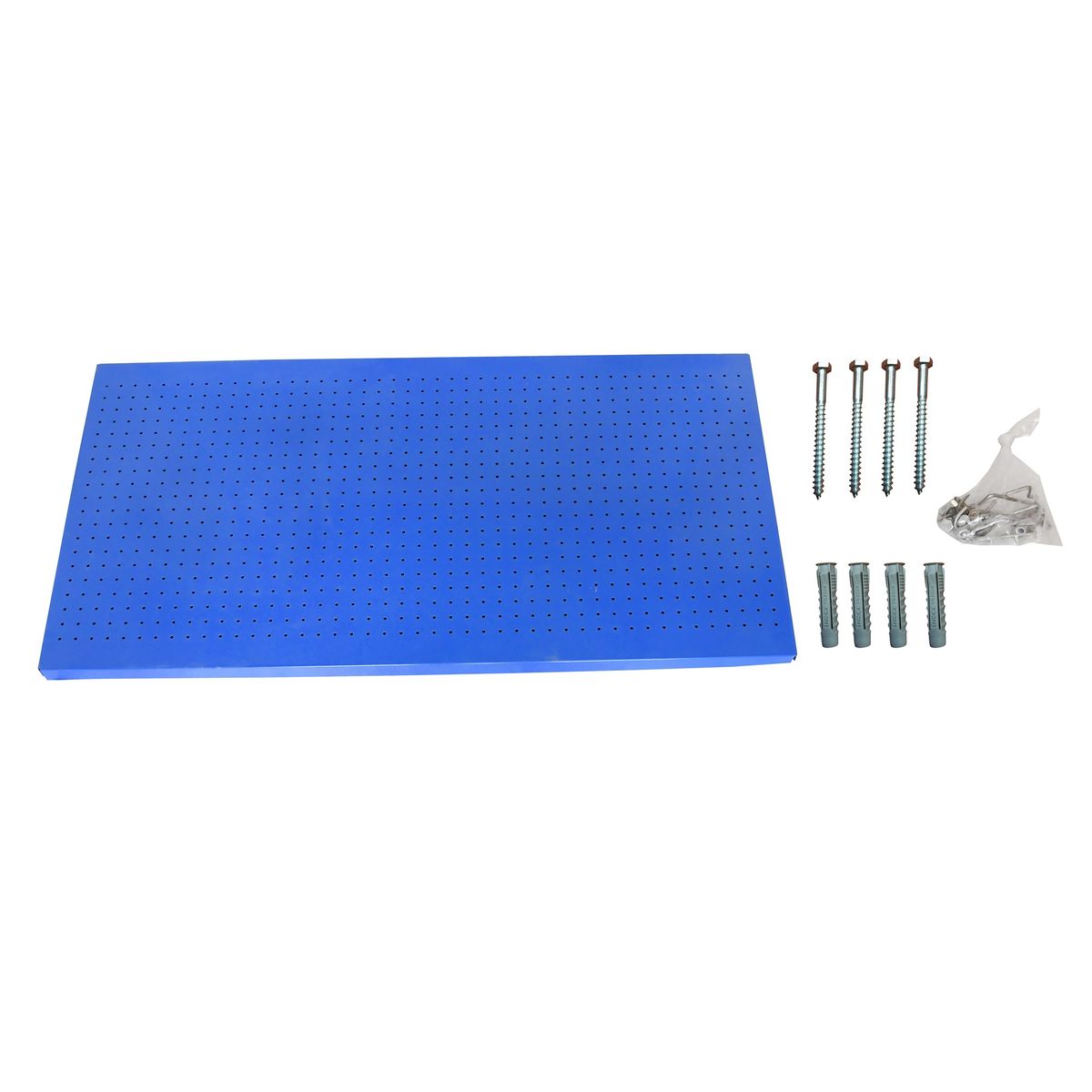 SIMONRACK - Panel Perforado PanelClik 900x600 Azul  + 8 Ganchos