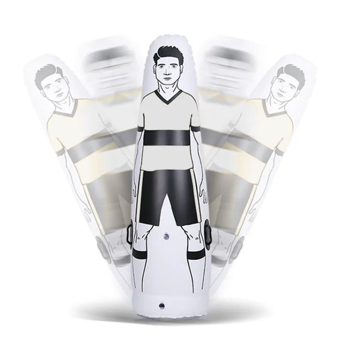 AUCKLAND OUTDOOR - Barrera De Futbol Inflable Para Tiros Libres. 175 Cm Blanco