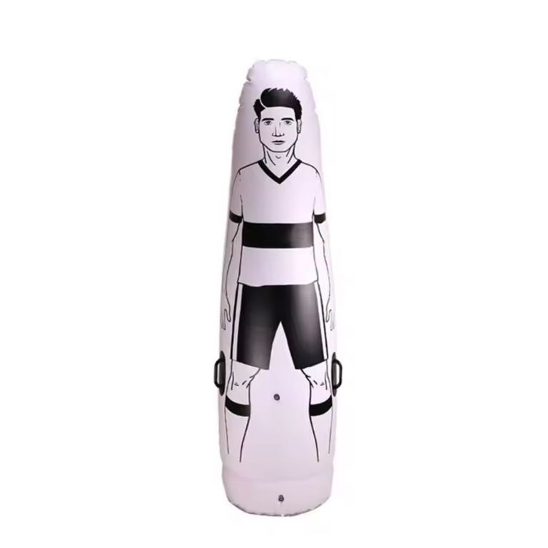 Barrera De Futbol Inflable Para Tiros Libres. 205 Cm Blanco