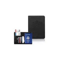 GENERICO - Porta Pasaporte Mujer Documento De Viaje Travel Wallet rfid