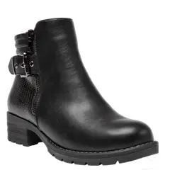 BRUNO ROSSI - Botin Casual Mujer Negro