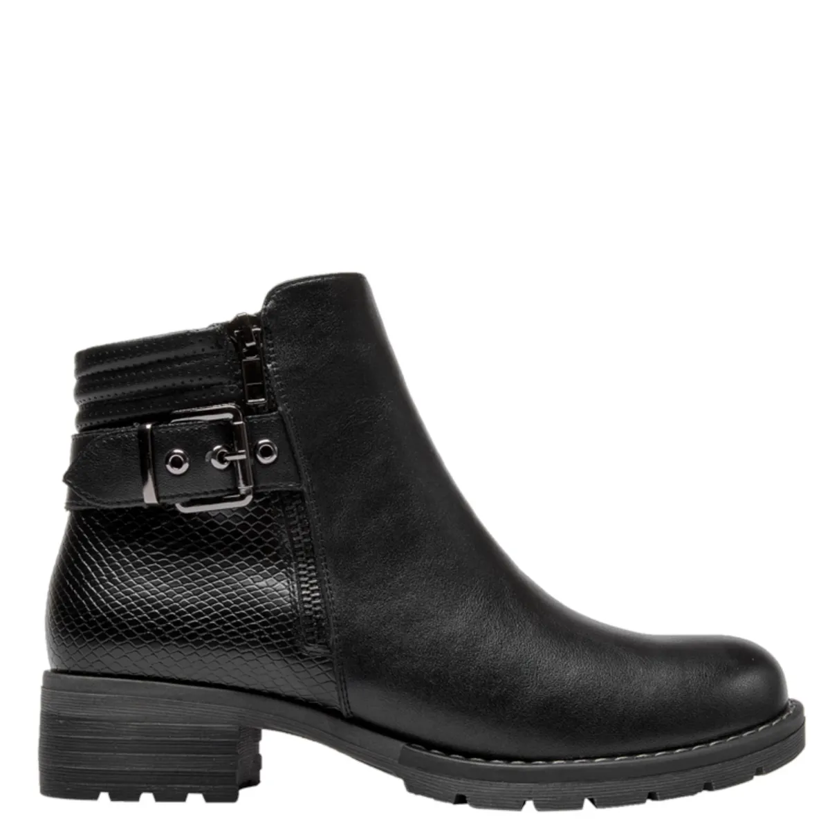 BRUNO ROSSI - Botin Casual Mujer Negro Bruno Rossi