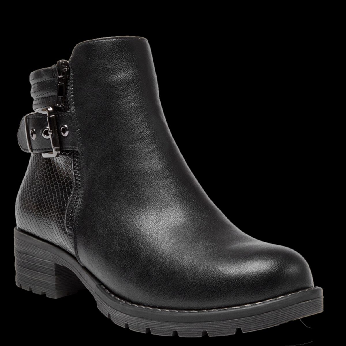 BRUNO ROSSI - Botin Casual Mujer Negro Bruno Rossi