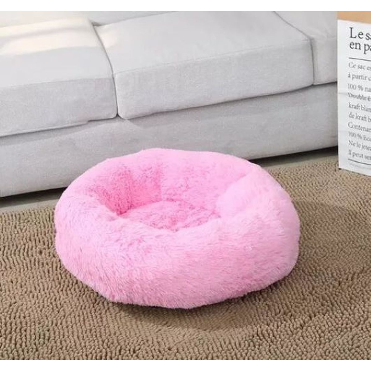 GENERICO - Cama Para Mascota  50cm ROSADA