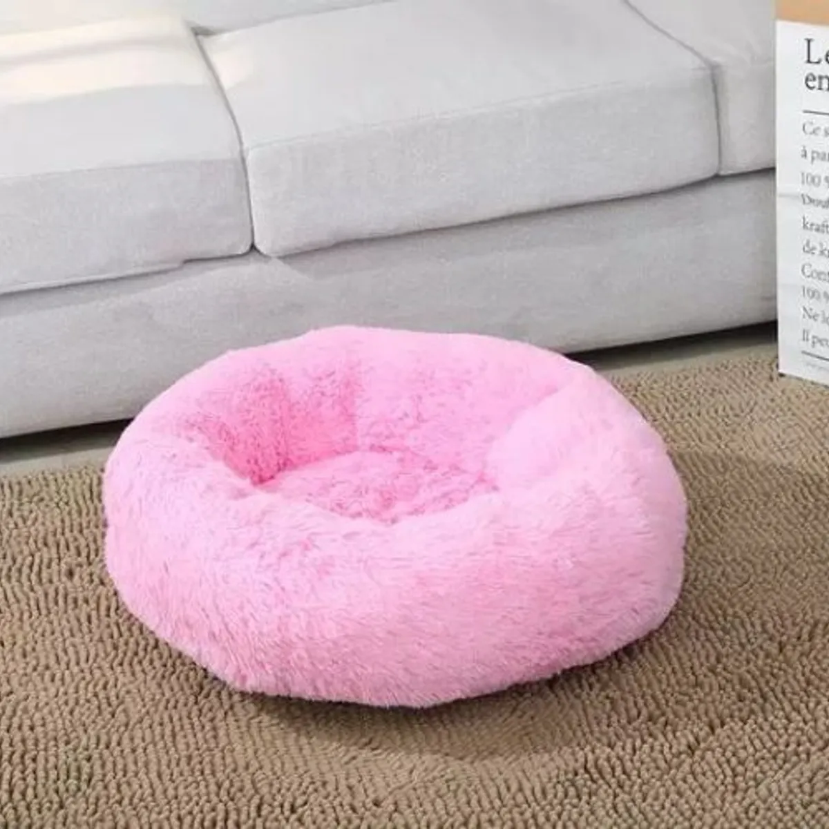 GENERICO - Cama Para Mascota PEQUEÑA 40cm Tamaño S ROSADA