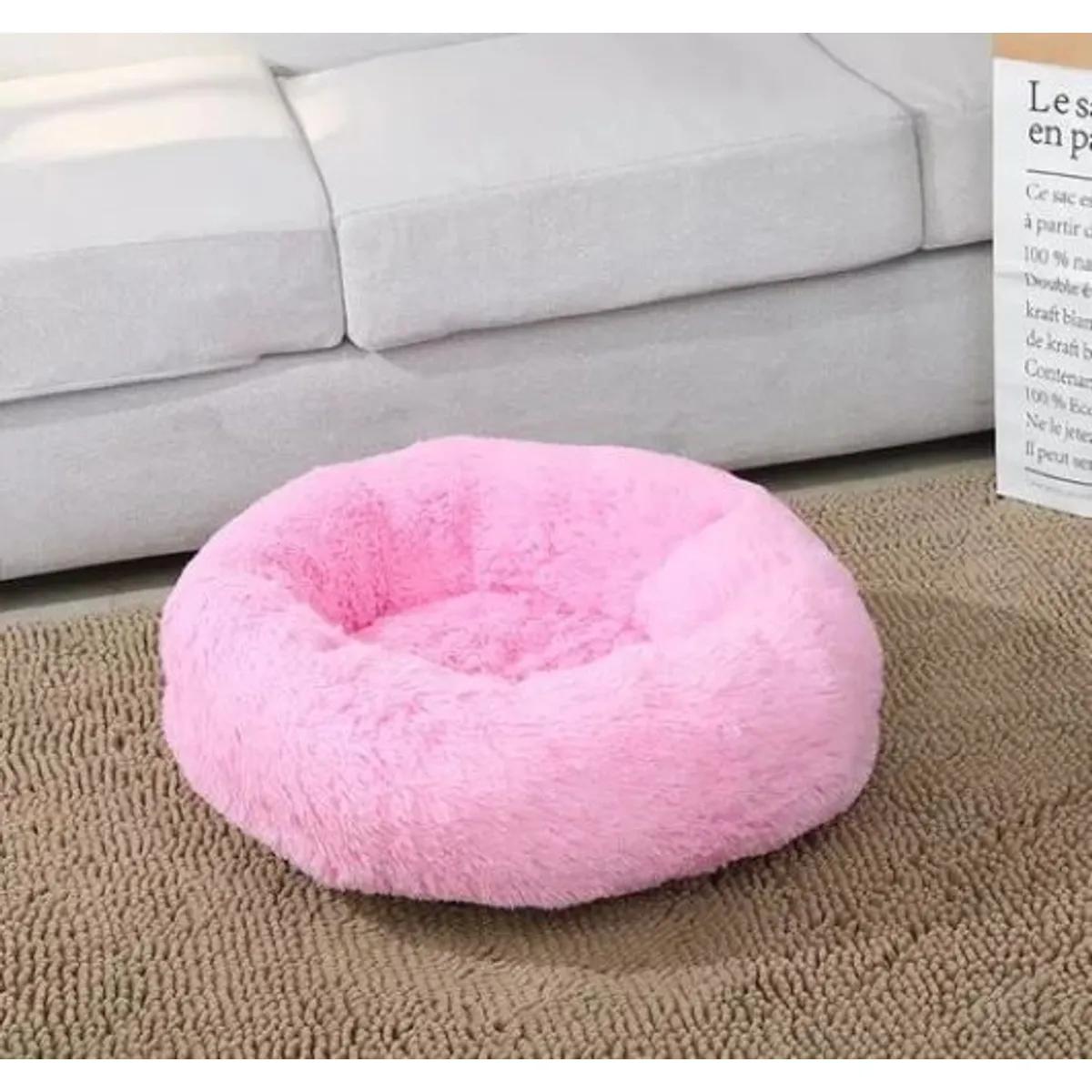 GENERICO - Cama Para Mascota PEQUEÑA 40cm Tamaño S ROSADA