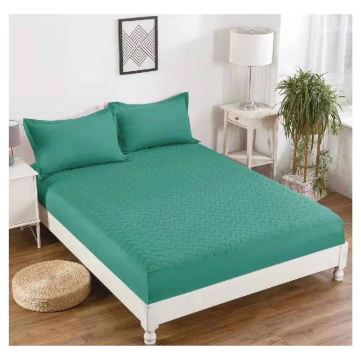 GENERICO - Cubre Colchon 2 plazas Protector 100% Impermeable Homelyn