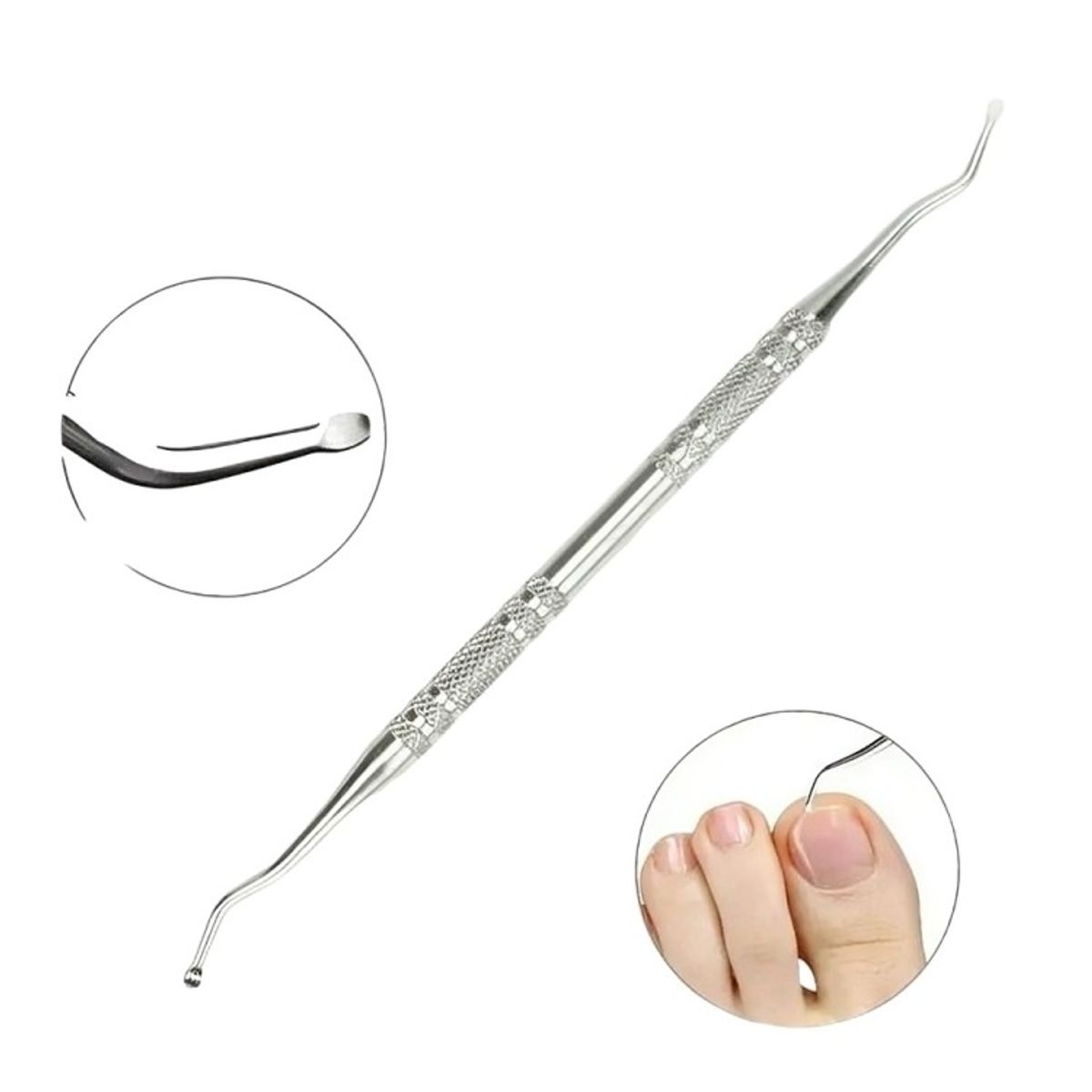 OEM - Kit Herramientas Uñas Encarnadas Set Pedicura 12 Pcs