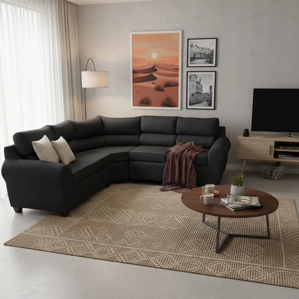 MEXX MUEBLES - Sofá Seccional Dubai 5 Cuerpos