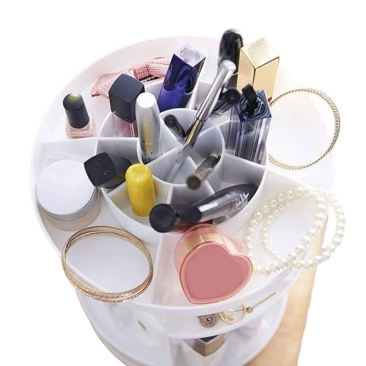 OEM - Organizador De Maquillaje Cosmetiquero Giratorio 360 Grados.
