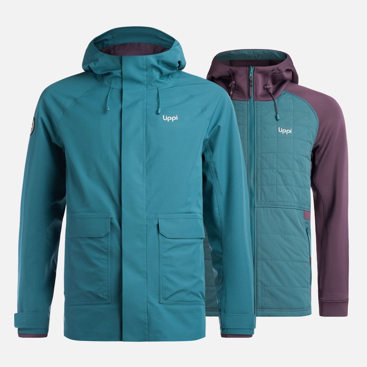 LIPPI - Chaqueta Hombre All In Fusion 3 Jacket Verde Bosque Lippi