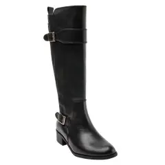 BRUNO ROSSI - Bota Casual Mujer Negro