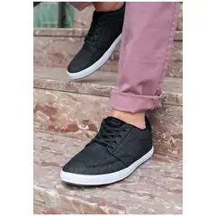CARDINALE - Zapatillas Hombre Textil Tela Negro Lander-0-23