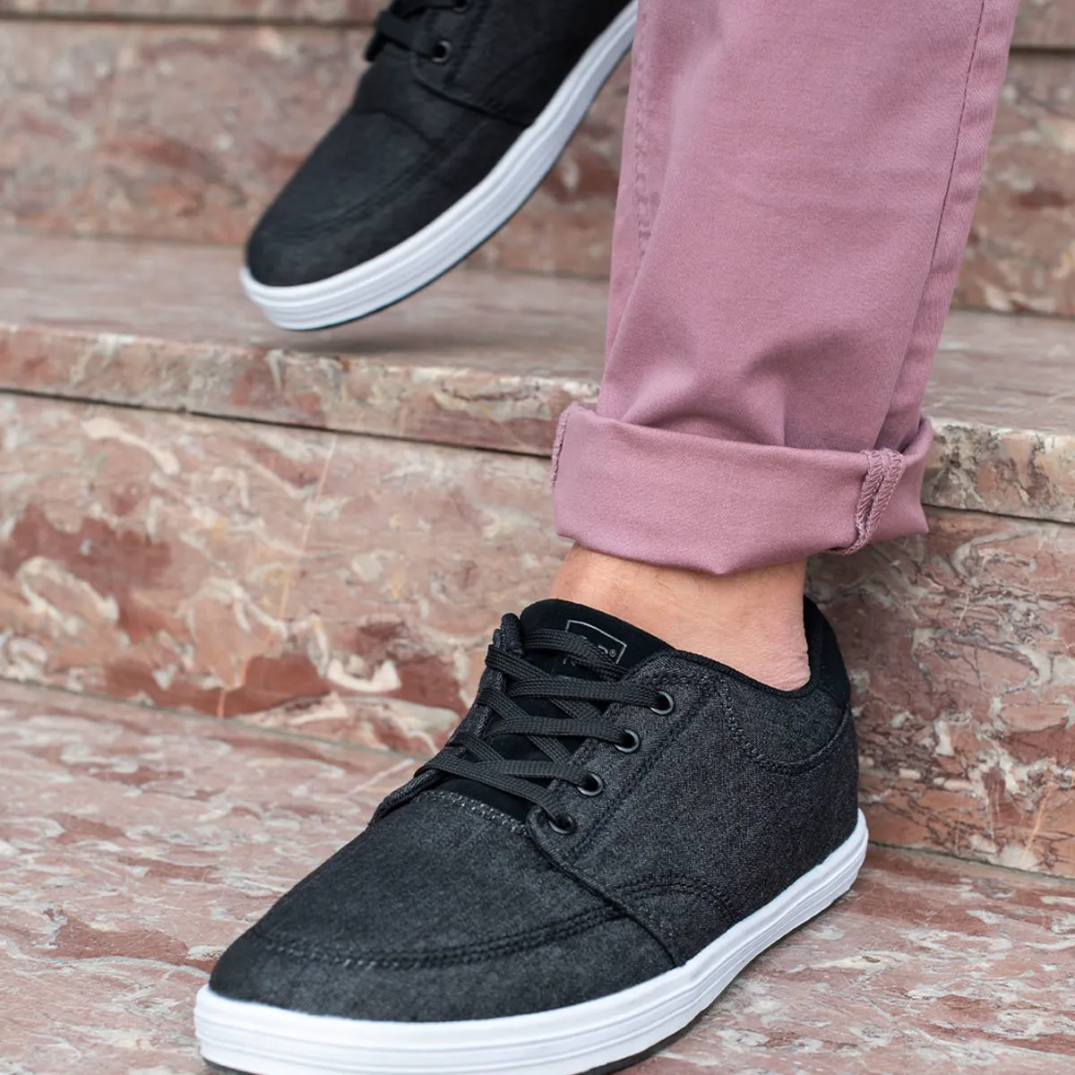 CARDINALE - Zapatillas Hombre Textil Tela Negro Cardinale Lander-0-23 CARDINALE