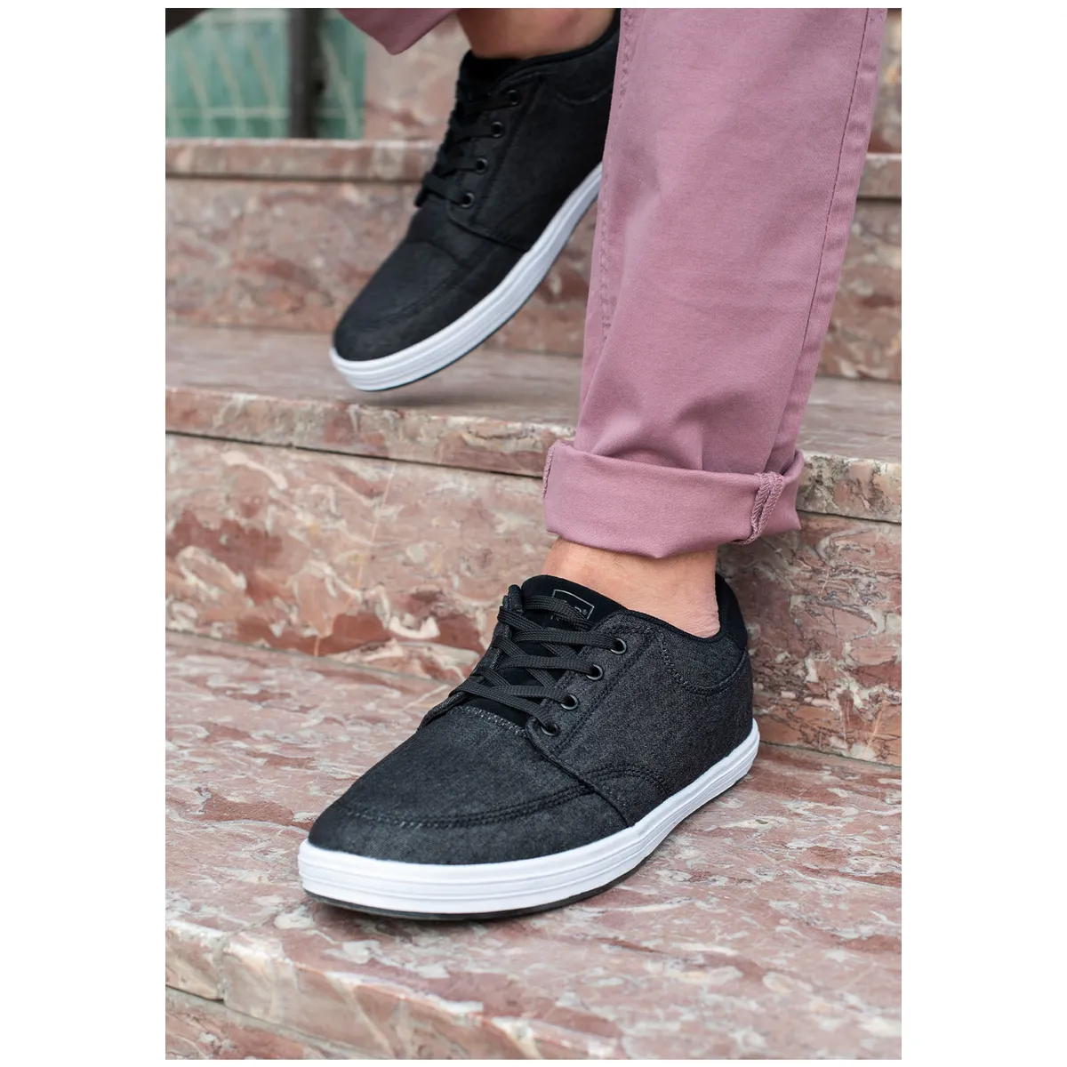 CARDINALE - Zapatillas Hombre Textil Tela Negro Cardinale Lander-0-23 CARDINALE