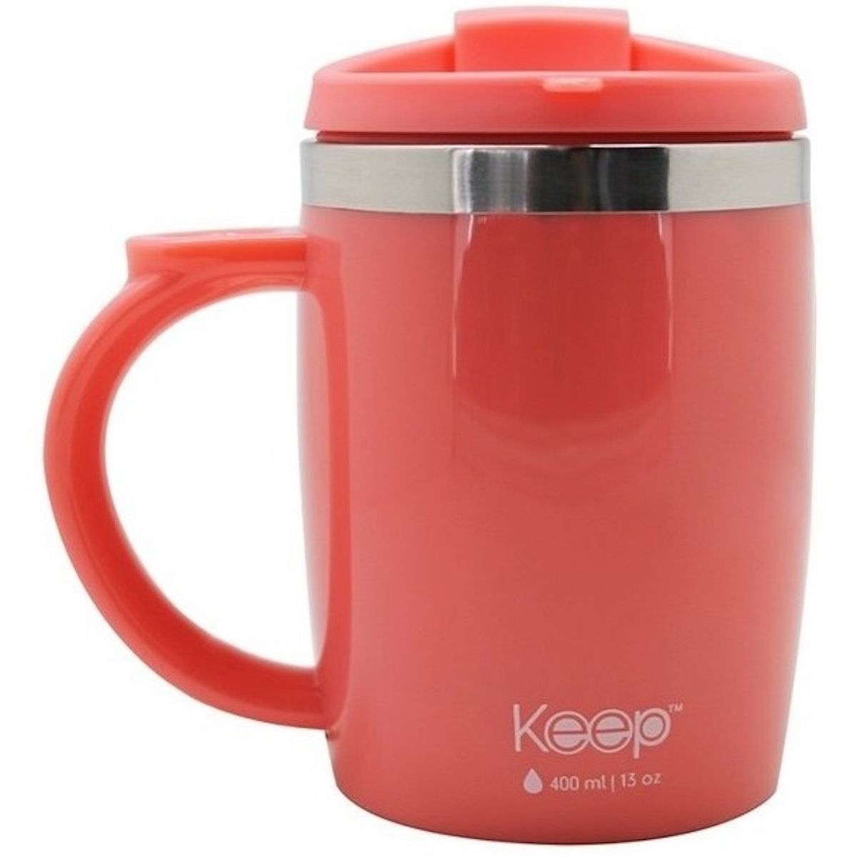 KEEP - Mug Termico 400ml Keep Café Té Desayuno Termo Rosa