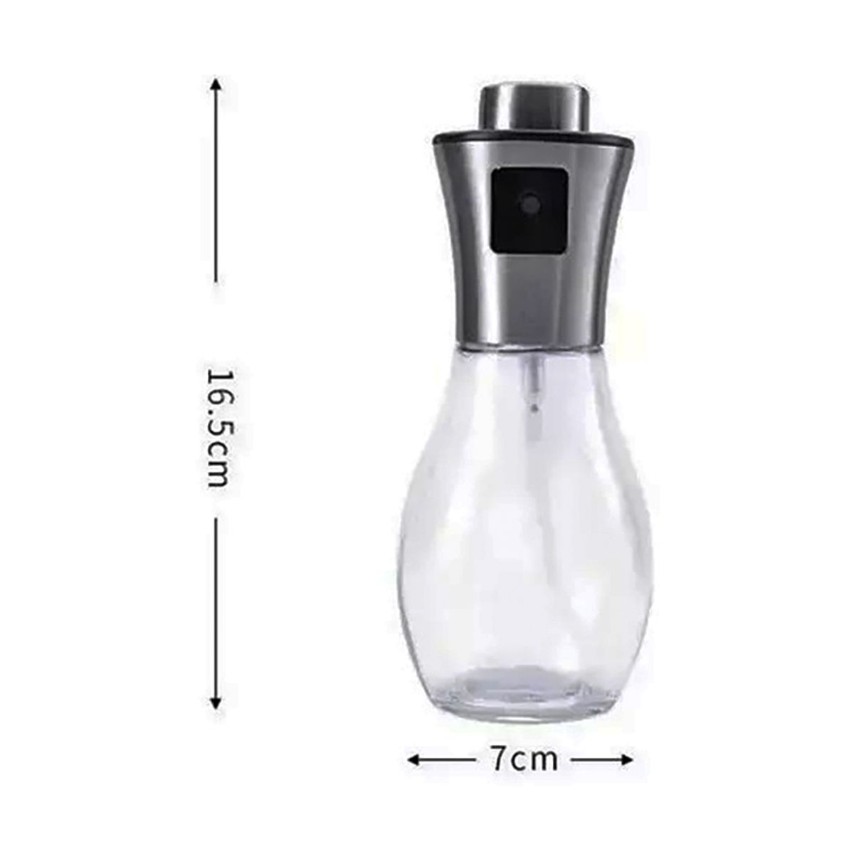 GENERICO - Pulverizador Aceite Dispensador Vinagre Set X3 Acero 200 Ml