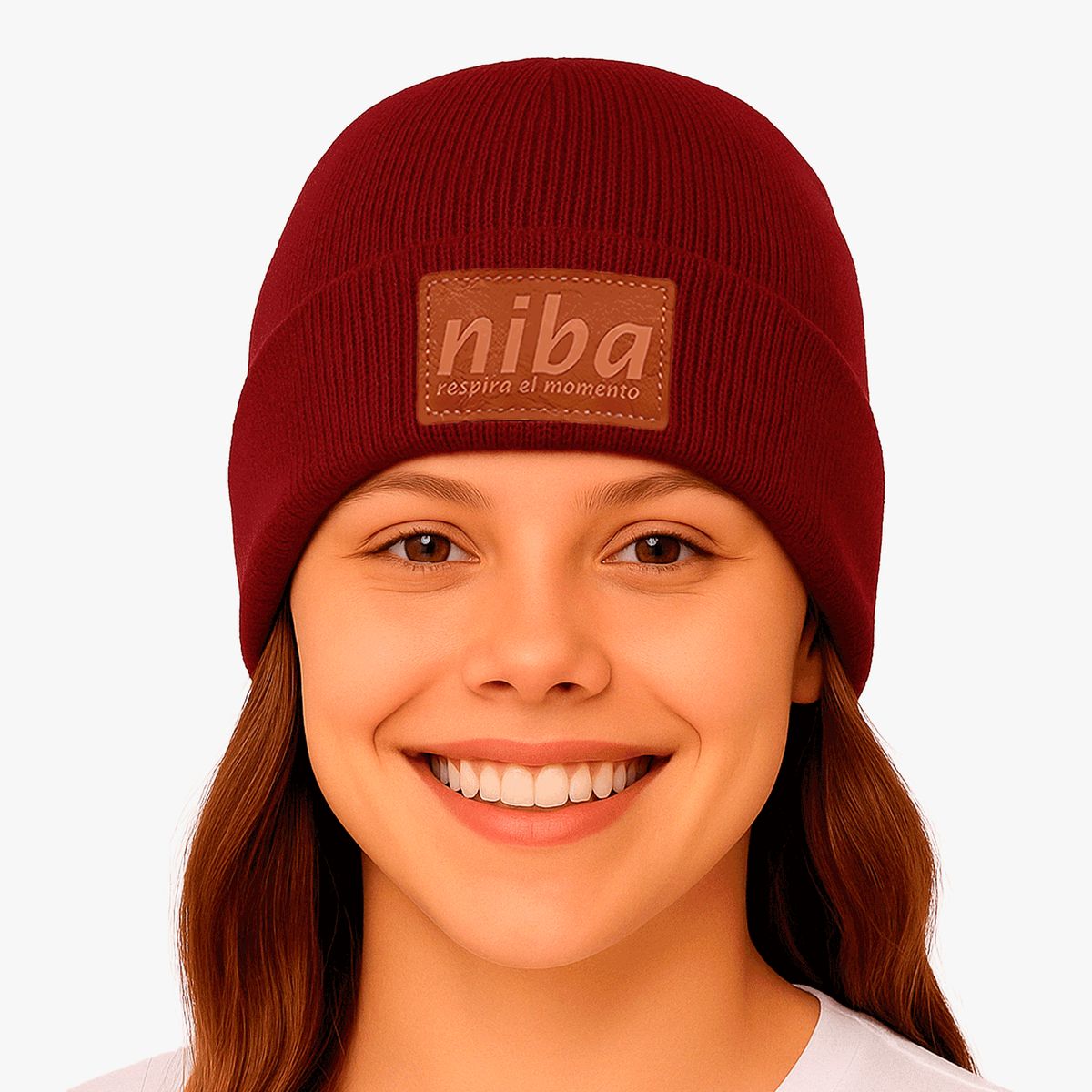 NIBA - Gorro Lana Los Maquis Burdeo Niba