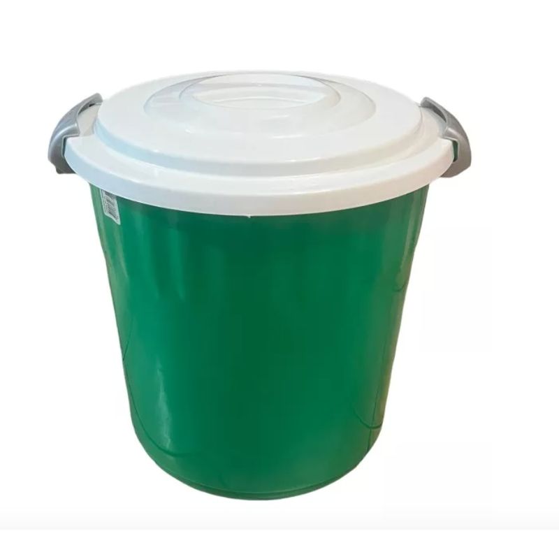 GENERICO - Basurero Redondo Plastico 23 Litros Con Tapa