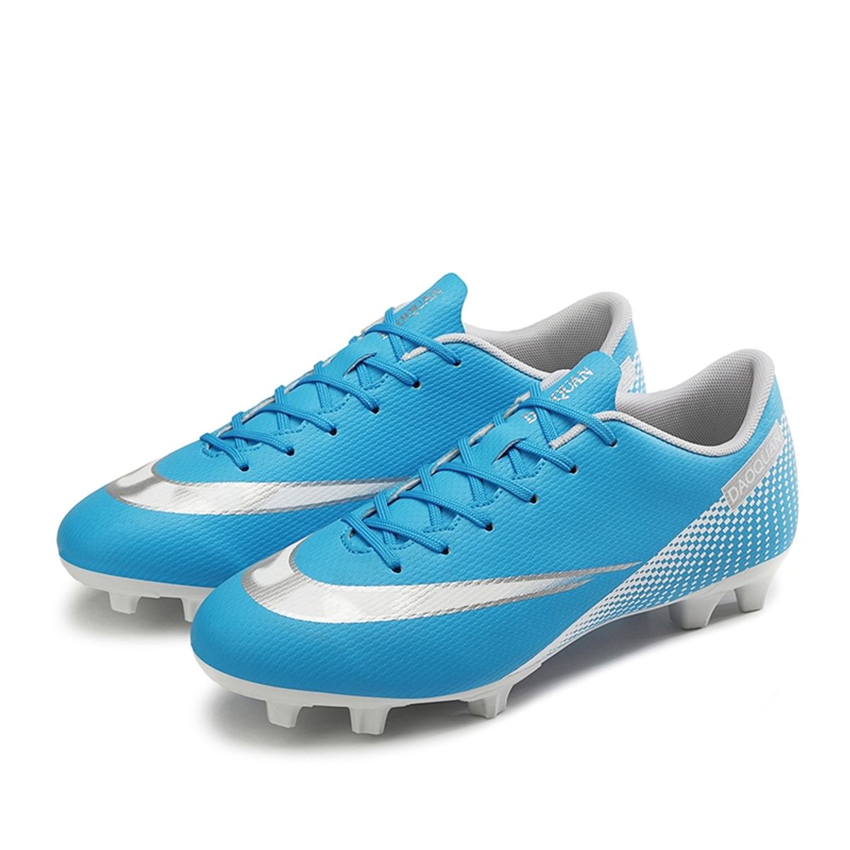 DANWEILE - Zapatos de fútbol con clavos para jóvenes - azul
