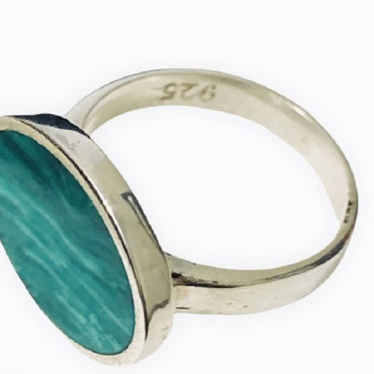 TAETHAI - Anillo plata 925 con Malaquita
