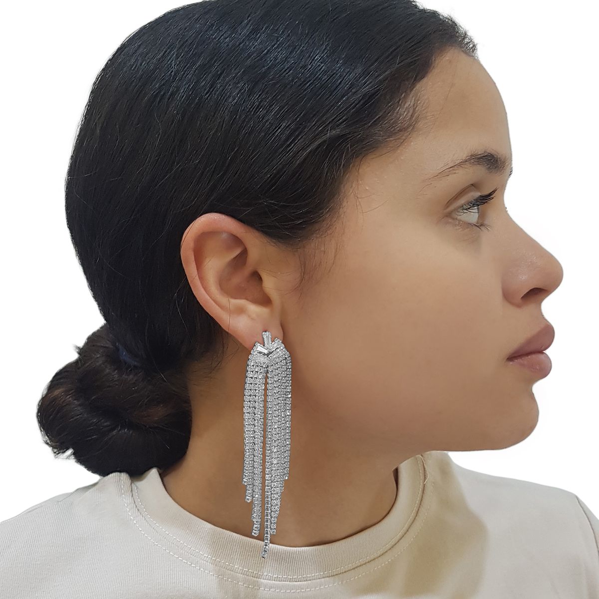 GENERICO - Aros De Fantasía Para Fiesta De Strass Nella