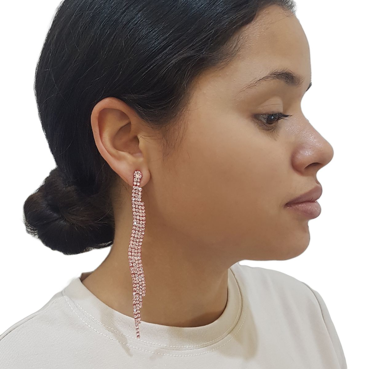 GENERICO - Aros De Fantasía Para Fiesta De Strass Bella