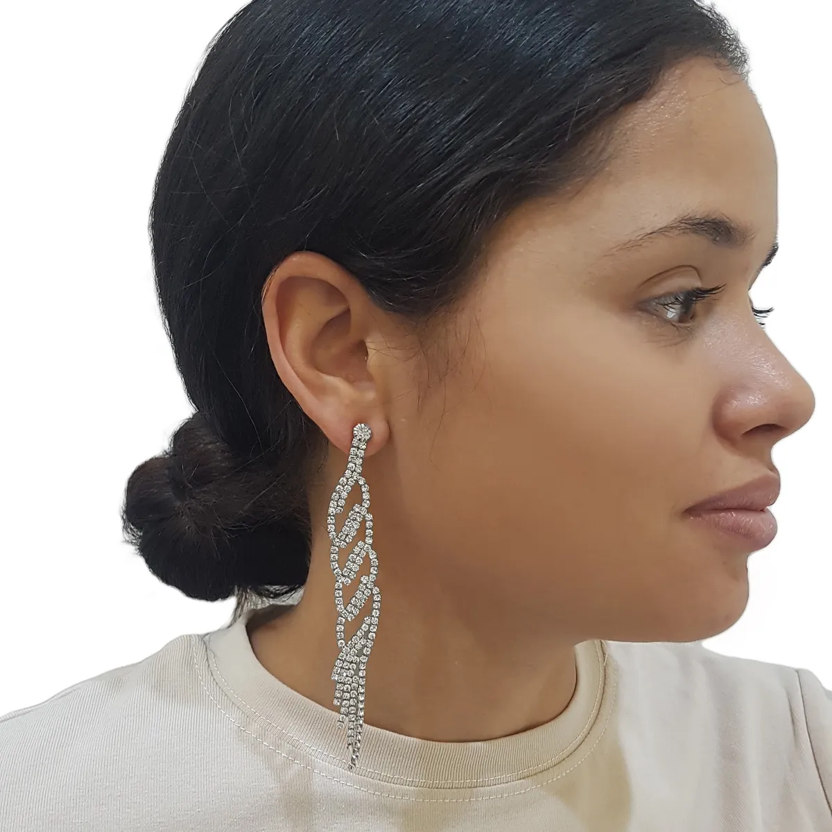 GENERICO - Aros De Fantasía Para Fiesta De Strass Orne