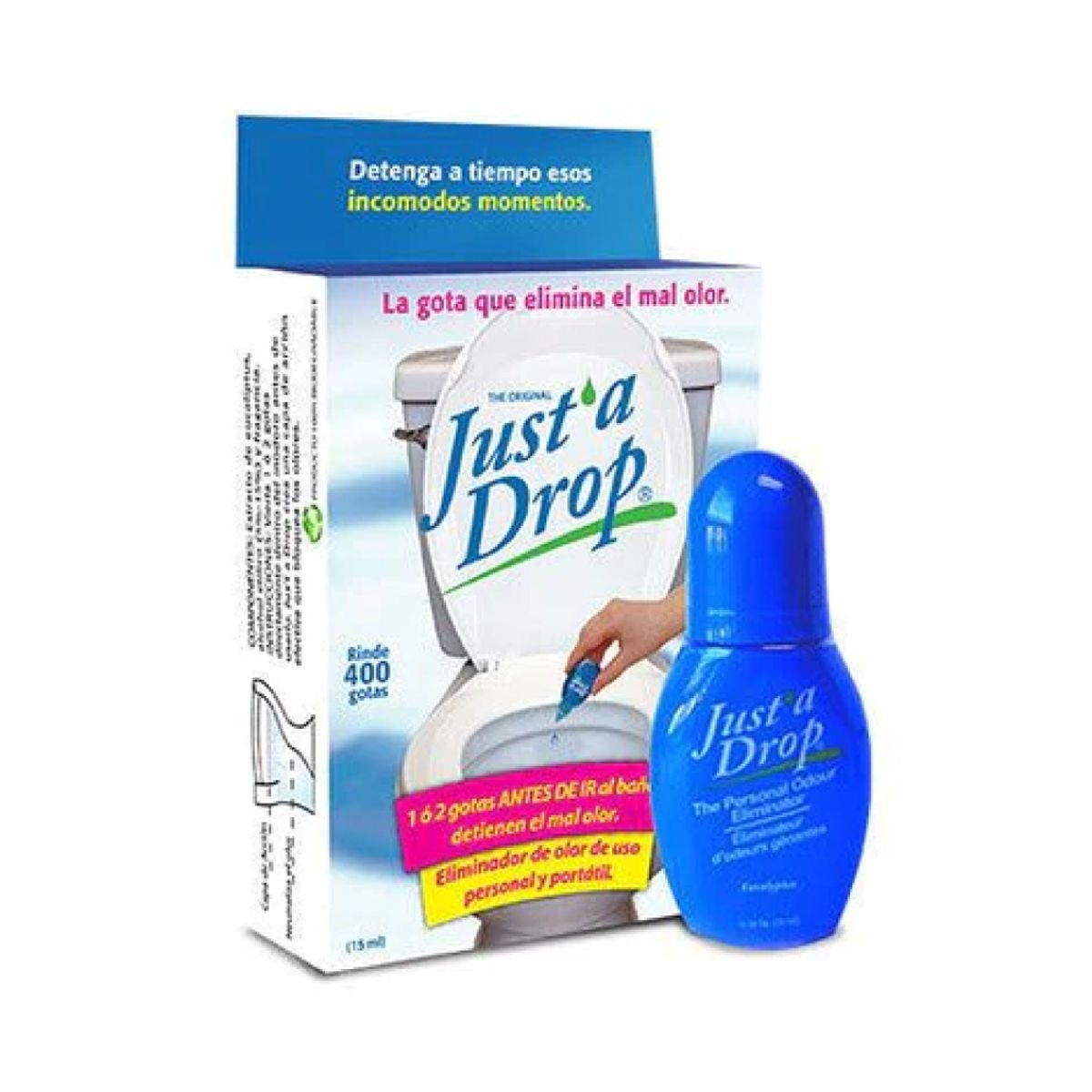 JUST A DROP - Aromatizador Eliminador de Olores WC 15 cc