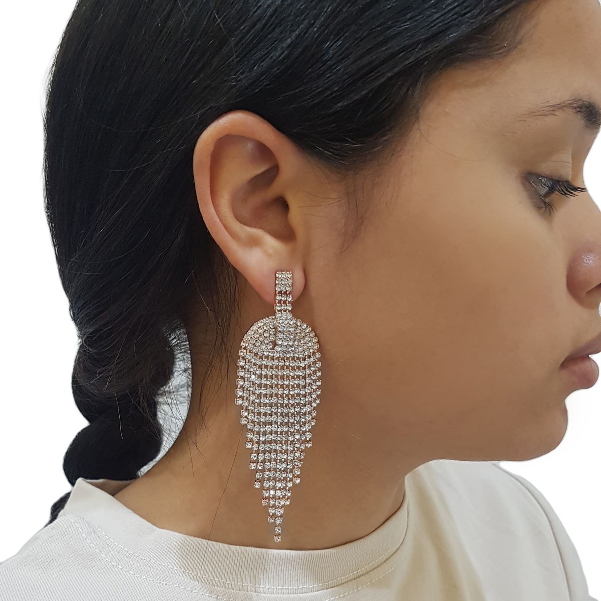 GENERICO - Aros De Fantasía Para Fiesta De Strass Iso