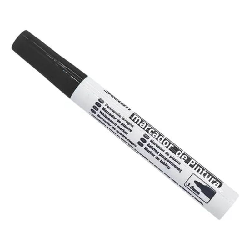 GENERICO - Marcador De Pintura Negro