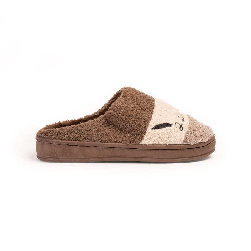 CARBIN - Pantufla Mujer Café Bernie Carbin