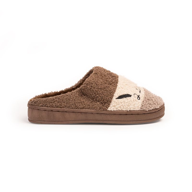 CARBIN - Pantufla Mujer Café Bernie Carbin
