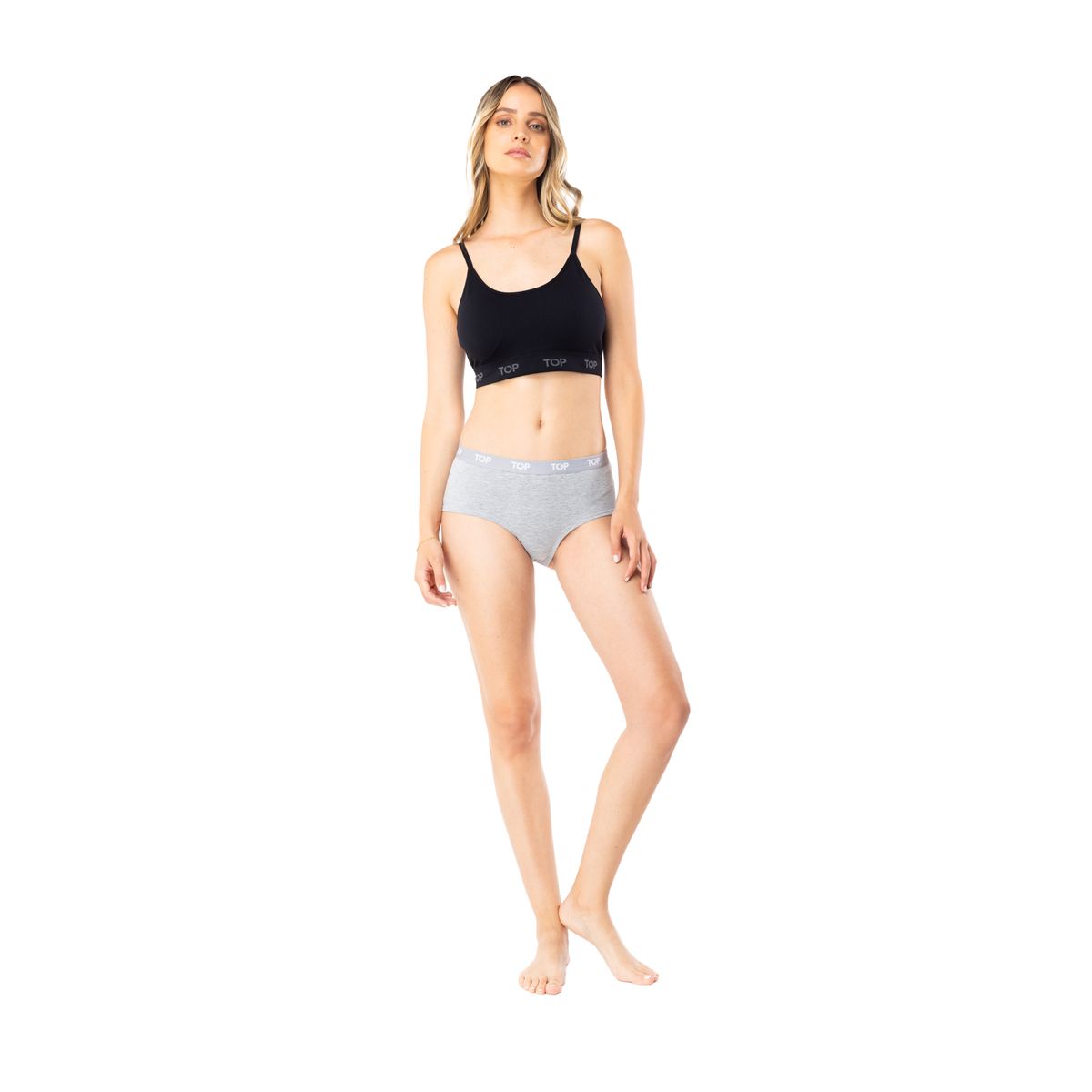 TOP - Calzón Pantaletas Algodón Con Elástico Pack 5 TOP