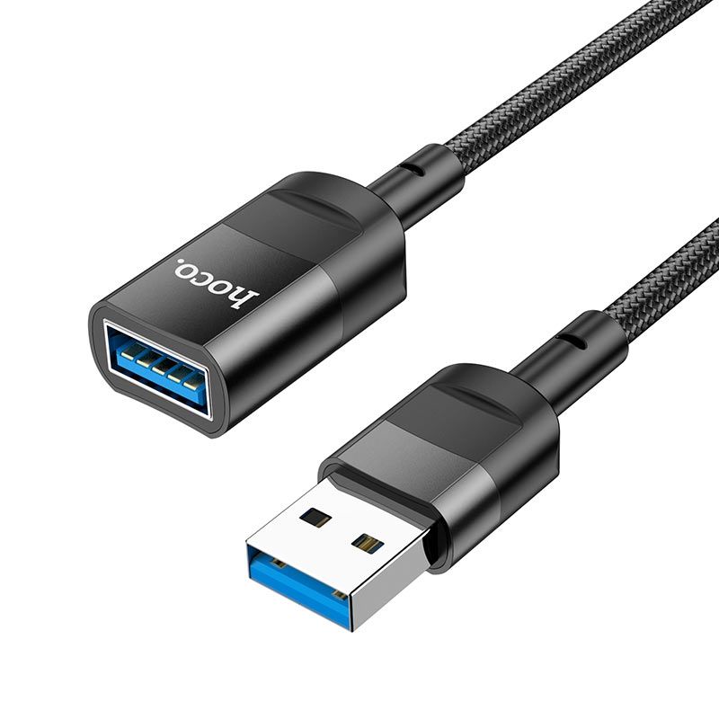 HOCO - Cableado trenzado extension USB HOCO U107 12MT negro