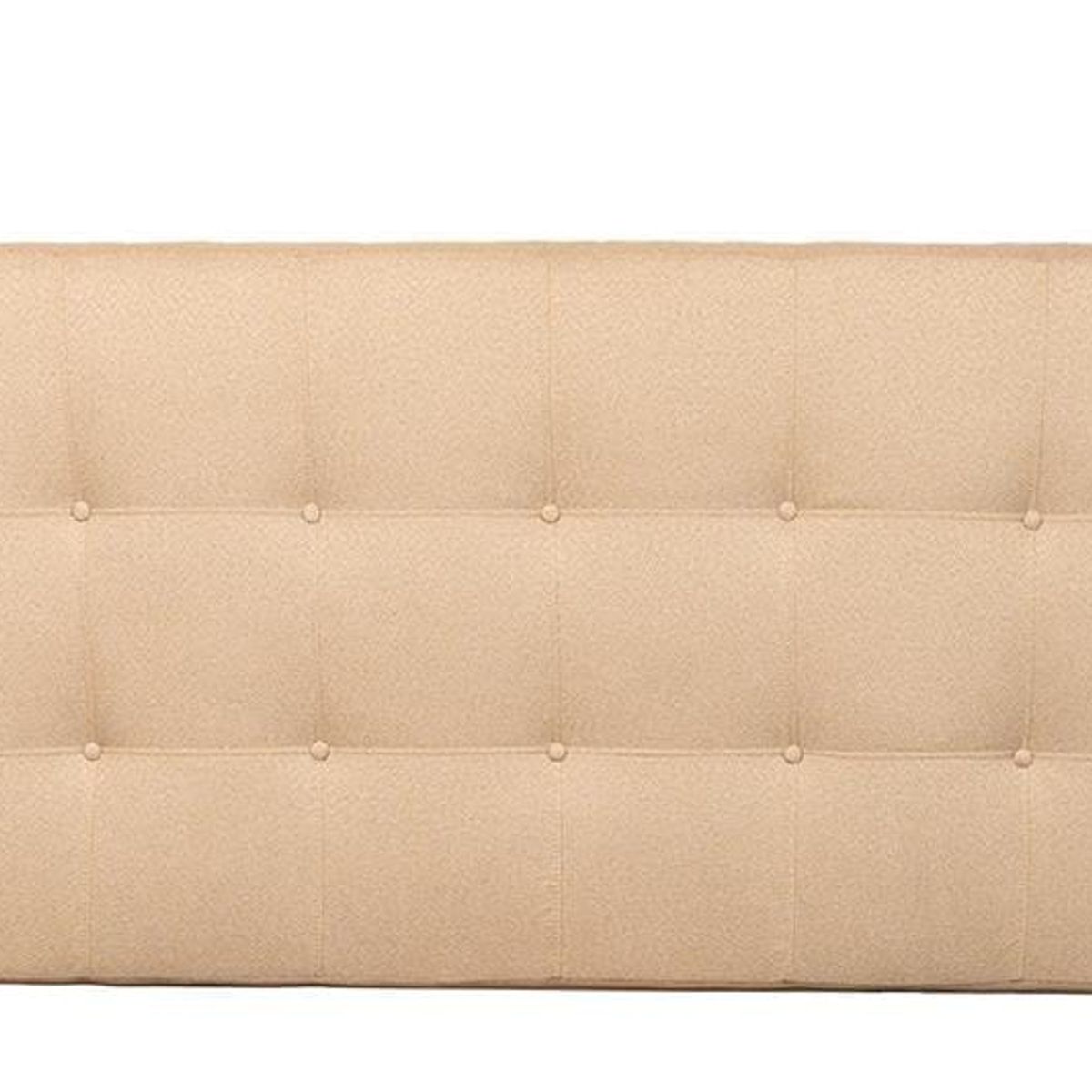 MUEBLES NEW - RESPALDO DOS PLAZAS LINO BEIGE