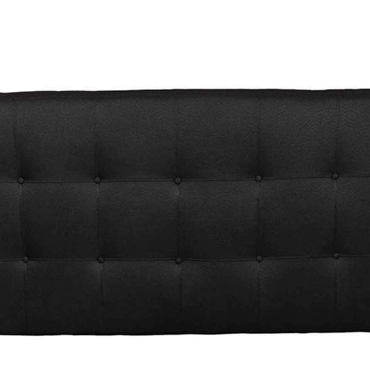 MUEBLES NEW - RESPALDO DOS PLAZAS LINO NEGRO