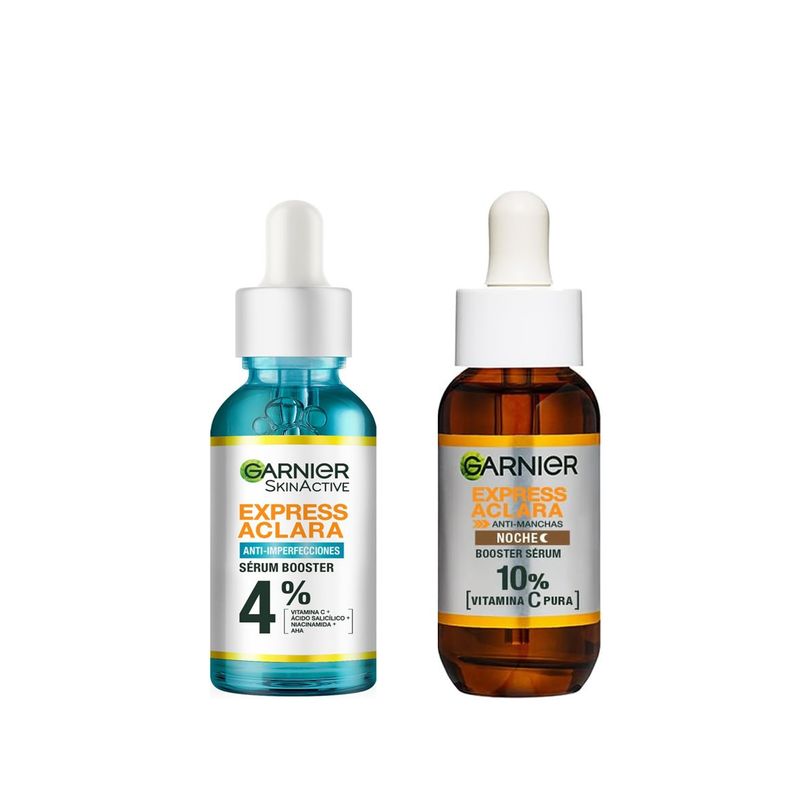 GARNIER - Serum Anti Imperfecciones + Aclara Antimancha Noche Garnier.-