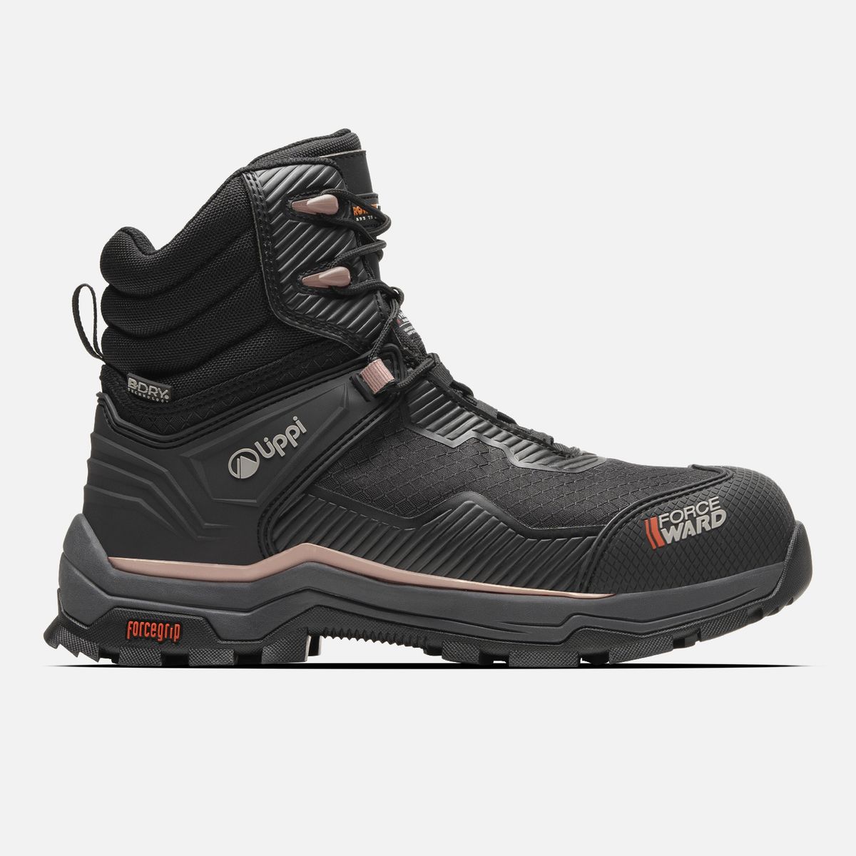 LIPPI - ZAPATO SEGURIDAD LIPPI PRO WORK MUJER STRATOS HIGH PALO ROSA