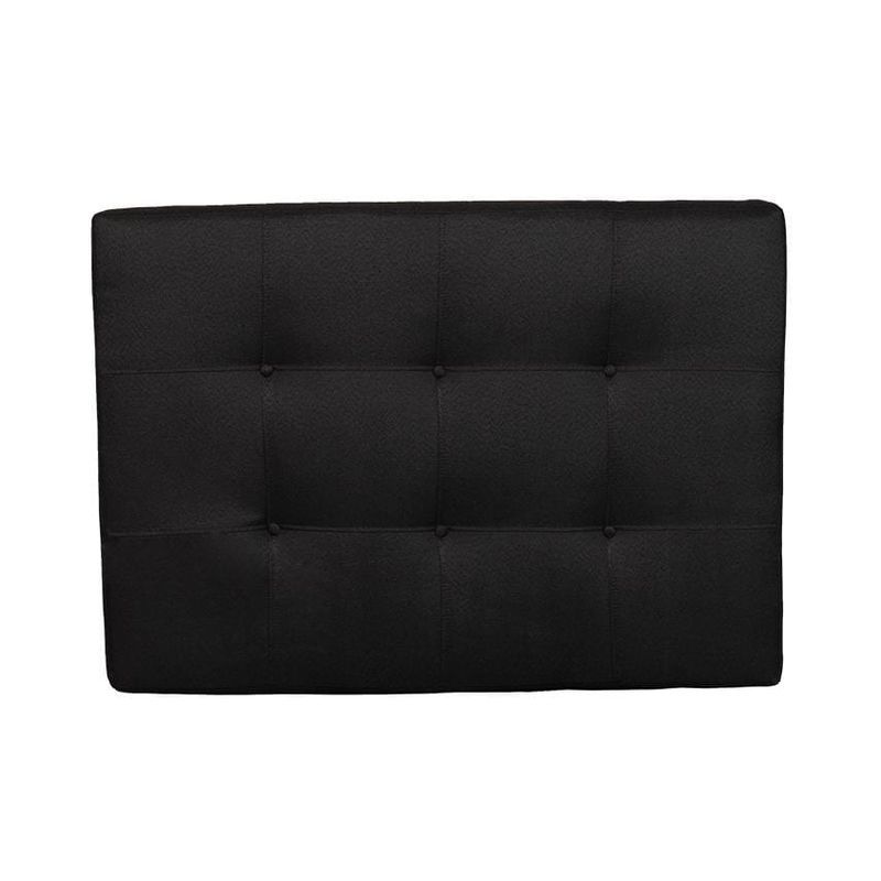 MUEBLES NEW - RESPALDO DE PLAZA LINO NEGRO