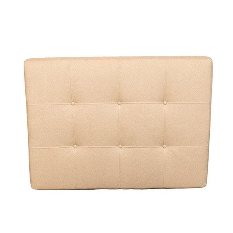 MUEBLES NEW - RESPALDO DE PLAZA LINO BEIGE