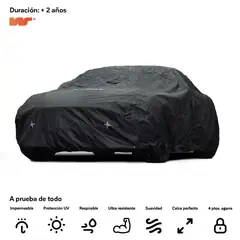 CWAGEN - Funda cobertor impermeable auto Deportivo L Hasta 484 cm